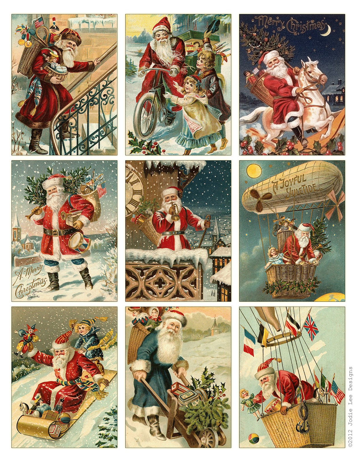 Auguri Di Natale Gratis Da Stampare.Auguri Di Natale Vintage Elisa Bassanelli